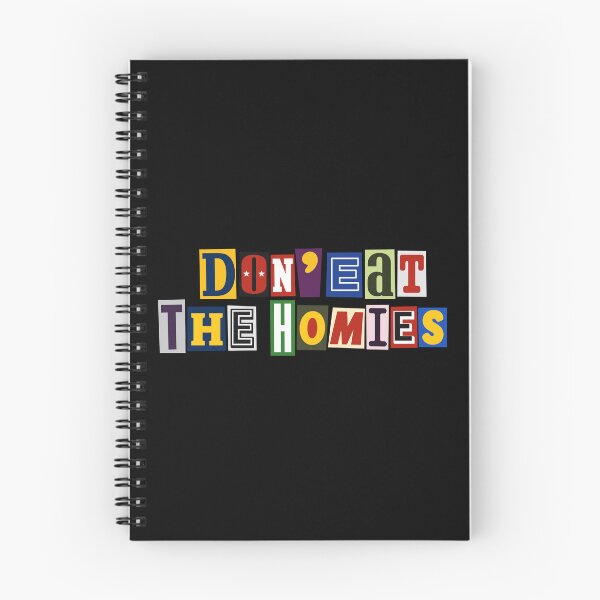 Item preview, Don’t Eat the Homies — Colorful Vegan Ransom Note Typography designed and sold by Krasnovaovaova.