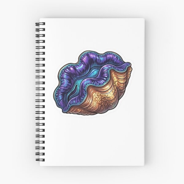 Item preview, Galaxy Giant Clam Reef Aquarium Illustration designed and sold by KenworksDigital.