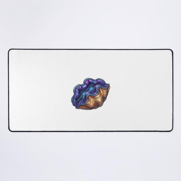 Item preview, Galaxy Giant Clam Reef Aquarium Illustration designed and sold by KenworksDigital.