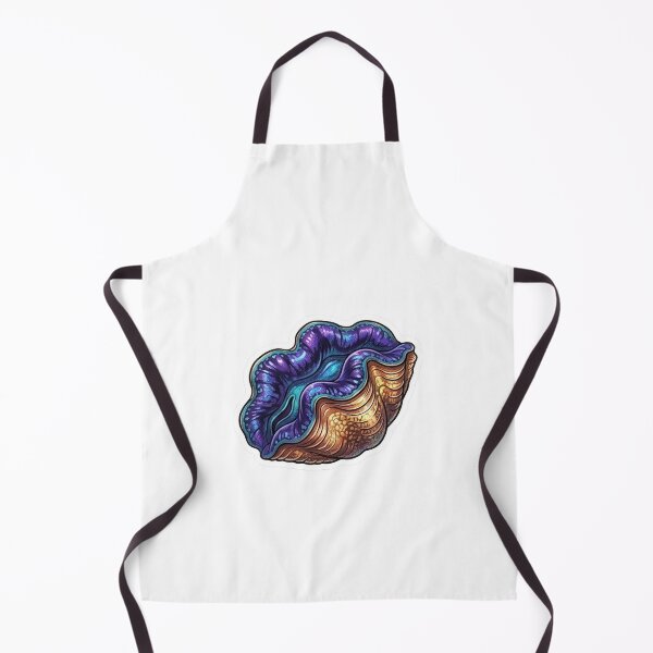 Item preview, Galaxy Giant Clam Reef Aquarium Illustration designed and sold by KenworksDigital.