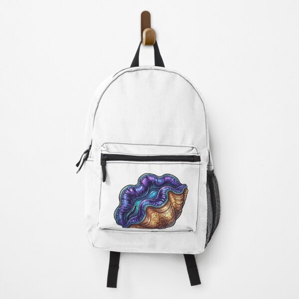 Item preview, Galaxy Giant Clam Reef Aquarium Illustration designed and sold by KenworksDigital.