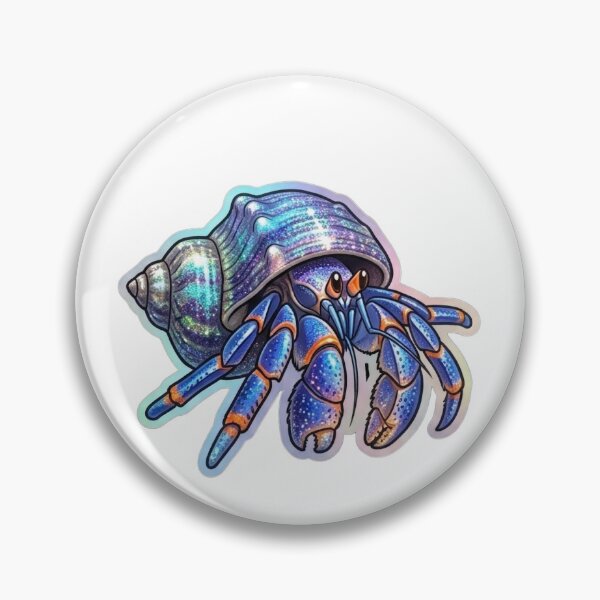 Item preview, Galaxy Hermit Crab Colorful Marine Life Art designed and sold by KenworksDigital.