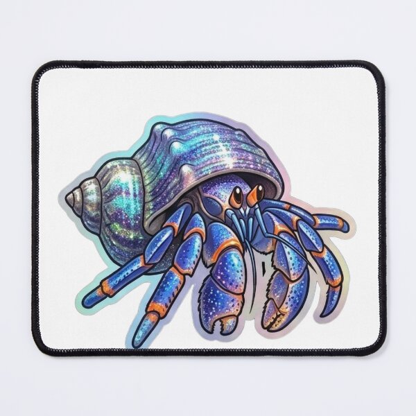 Item preview, Galaxy Hermit Crab Colorful Marine Life Art designed and sold by KenworksDigital.