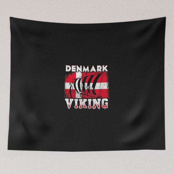 Item preview, Denmark Viking Flag Ship Graphic designed and sold by spvgapjtv.