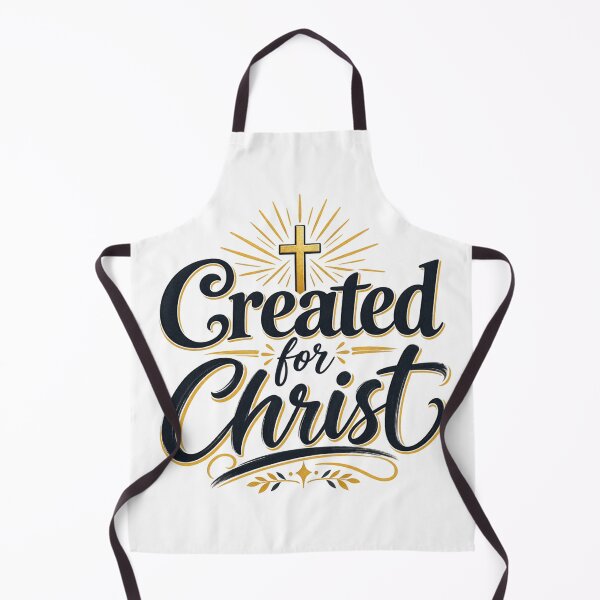 Item preview, Created for Christ – Christian Faith Typography designed and sold by Paltooproducts.