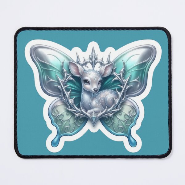 Item preview, Crystal Fawn With Butterfly Wings Fantasy designed and sold by Azurart2.
