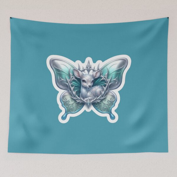 Item preview, Crystal Fawn With Butterfly Wings Fantasy  designed and sold by Azurart2.