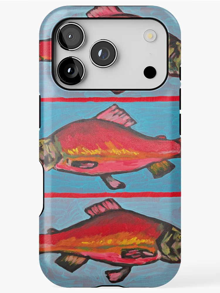 Thumbnail 1 of 4, iPhone Case, Kokanee Salmon designed and sold by RudyYoder.