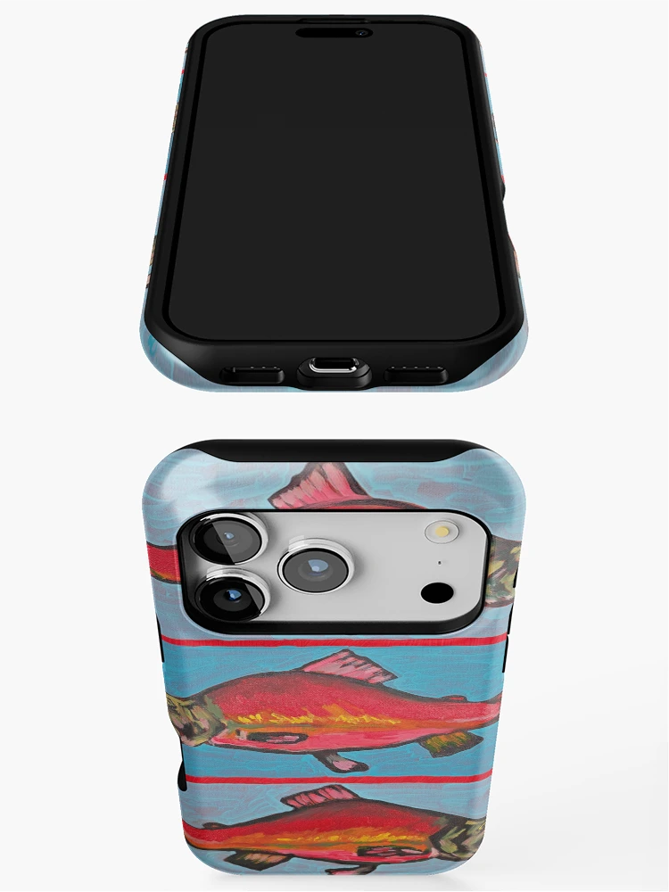 Thumbnail 3 of 4, iPhone Case, Kokanee Salmon designed and sold by RudyYoder.