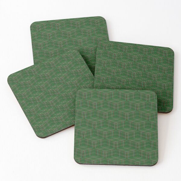 Item preview, Irish National Tartan Ziggurat Fractartan  designed and sold by Cathedral of Curiosity.