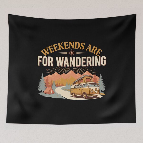 Item preview, Weekends Are For Wandering T Shirt, Weekend Adventure Shirt, Outdoor Hobby Gift, Explorer Tee designed and sold by Daily Mood Tees.