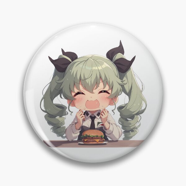 Item preview, Anchovy Girls und Panzer Chibi Burger Waifu Hungry Chaos designed and sold by Dashsopaner.