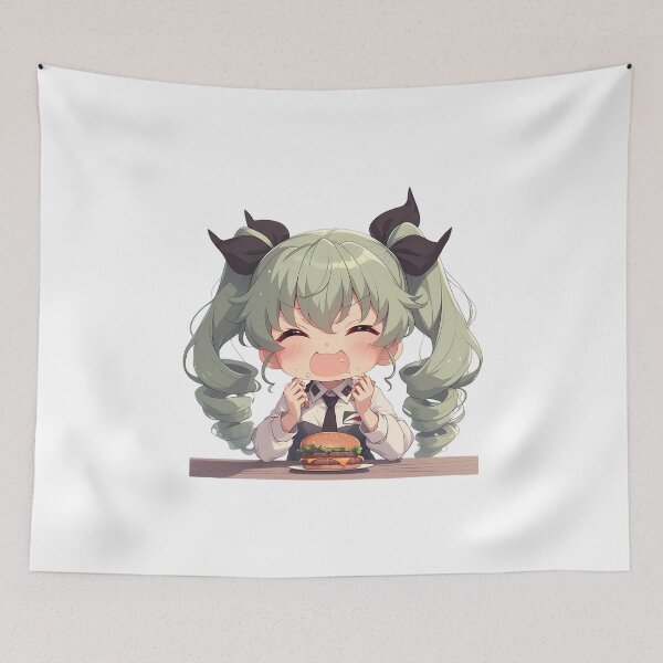Item preview, Anchovy Girls und Panzer Chibi Burger Waifu Hungry Chaos designed and sold by Dashsopaner.