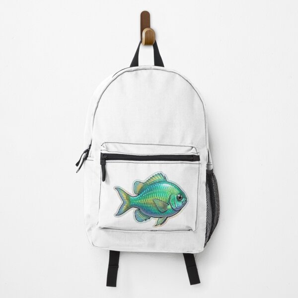 Item preview, Green Chromis Tropical Reef Fish Illustration designed and sold by KenworksDigital.