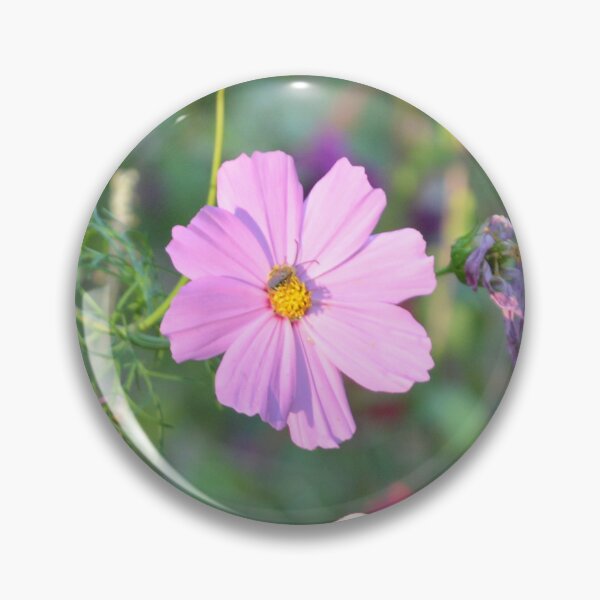 Item preview, Pink Cosmos Flower in Wild Meadow Garden designed and sold by MiraNadaPrints.