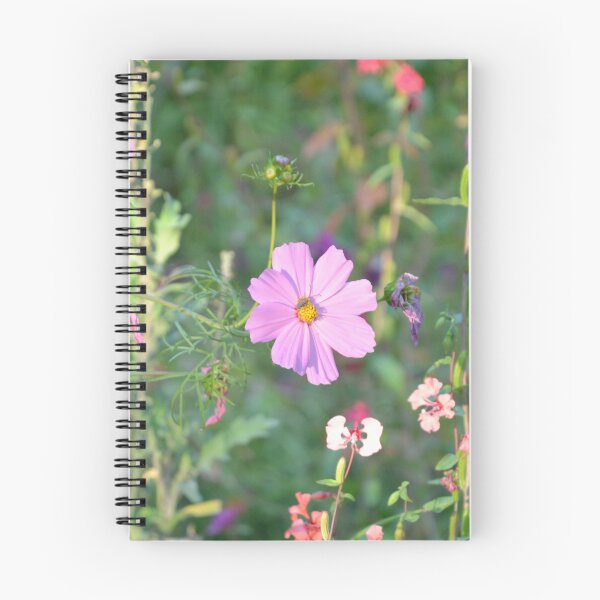 Item preview, Pink Cosmos Flower in Wild Meadow Garden designed and sold by MiraNadaPrints.