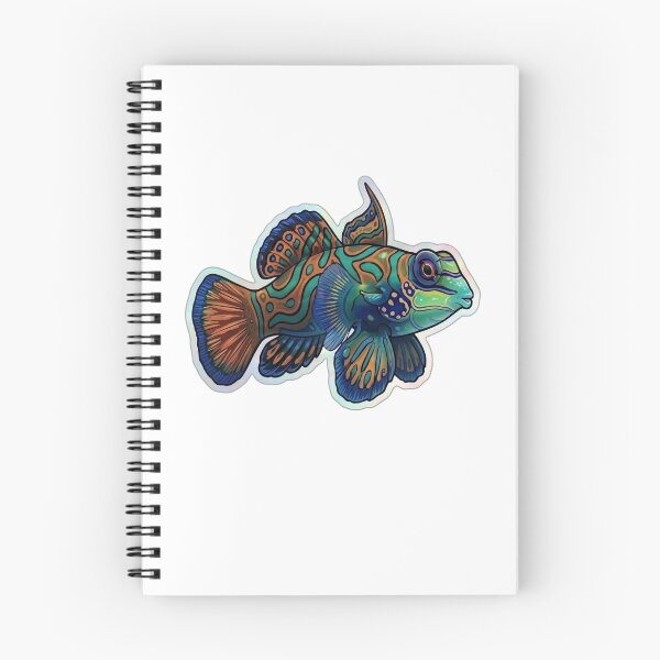 Item preview, Colorful Psychedelic Mandarin Dragonet Reef Fish designed and sold by KenworksDigital.