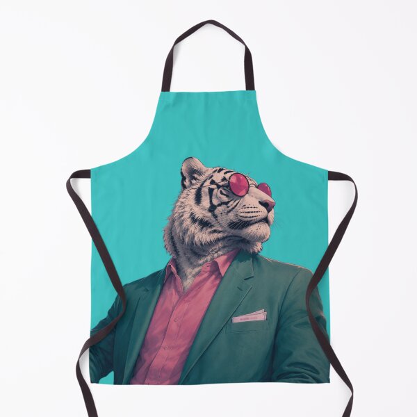 Item preview, White Tiger — The Coolest Cat in Town T-Shirt designed and sold by Animal Cosmic Society.