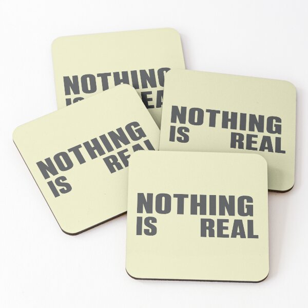 Item preview,  Nothing Is Real — Existential Minimalist Typography designed and sold by Krasnovaovaova.