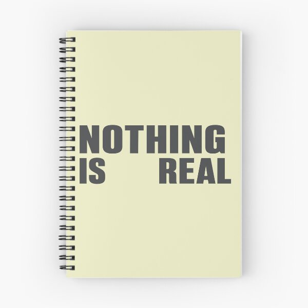 Item preview,  Nothing Is Real — Existential Minimalist Typography designed and sold by Krasnovaovaova.