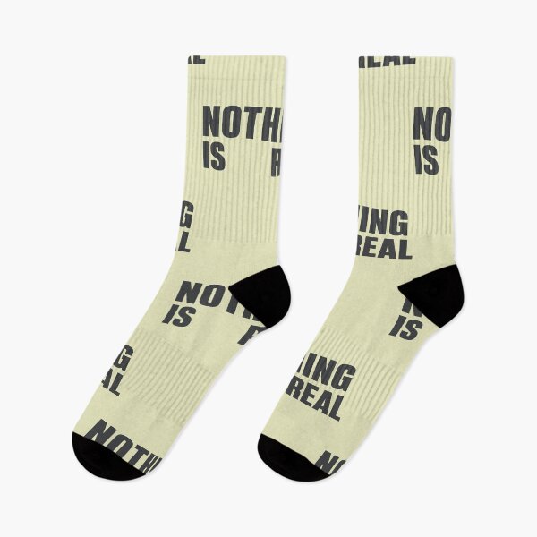 Item preview,  Nothing Is Real — Existential Minimalist Typography designed and sold by Krasnovaovaova.
