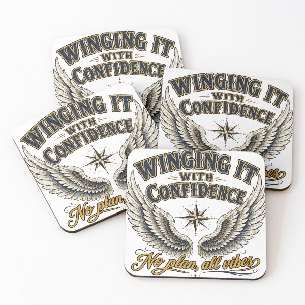 Item preview, Winging It With Confidence designed and sold by GrooveAndGlow.