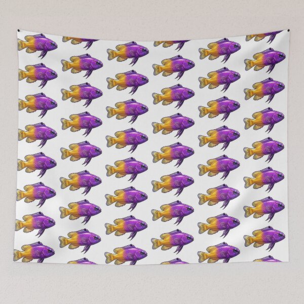 Item preview, Royal Gramma Purple and Yellow Reef Fish designed and sold by KenworksDigital.