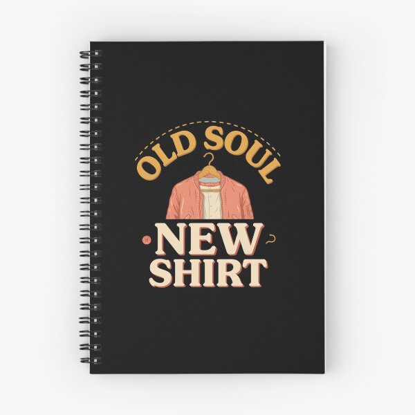 Item preview, Old Soul New Shirt T Shirt, Vintage Lover Shirt, Retro Fashion Gift, Thrift Shopper Tee designed and sold by Daily Mood Tees.