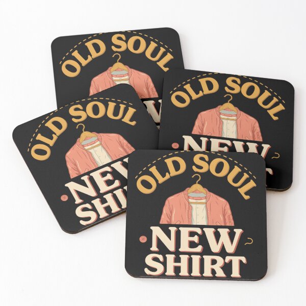 Item preview, Old Soul New Shirt T Shirt, Vintage Lover Shirt, Retro Fashion Gift, Thrift Shopper Tee designed and sold by Daily Mood Tees.