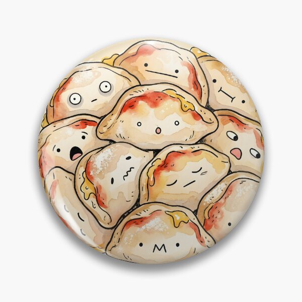 Item preview, Cute Calzone Pile Kawaii Italian Pizza Pocket designed and sold by DuckOddity.