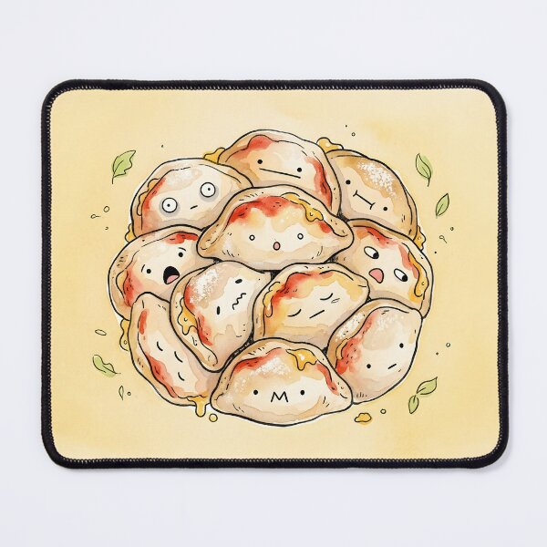 Item preview, Cute Calzone Pile Kawaii Italian Pizza Pocket designed and sold by DuckOddity.