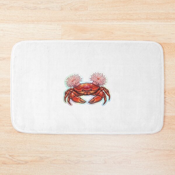 Item preview, Pom Pom Crab Colorful Reef Aquarium Illustration designed and sold by KenworksDigital.