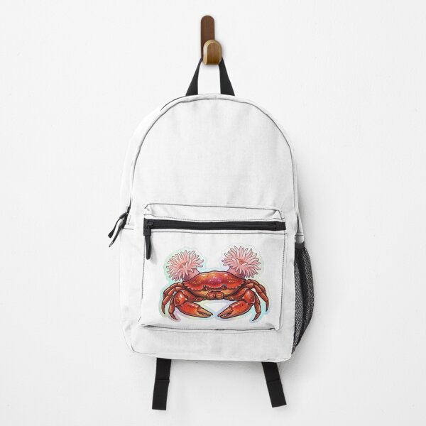 Item preview, Pom Pom Crab Colorful Reef Aquarium Illustration designed and sold by KenworksDigital.