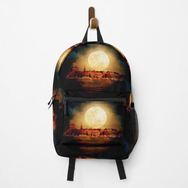 Item preview, Fire Moon over New London-on-Thames designed and sold by SummerJade.