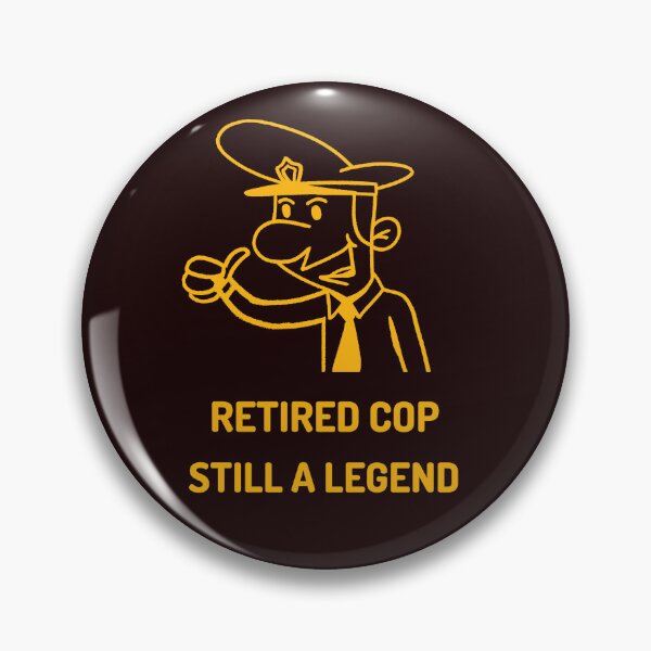 Item preview, Police retirement designed and sold by JamiesLocker.