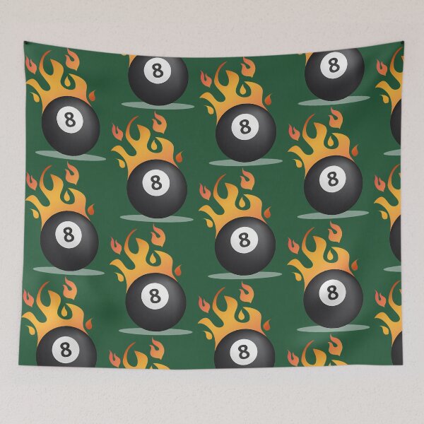Item preview, 8 Ball On Fire 492 designed and sold by MaymaCAA.