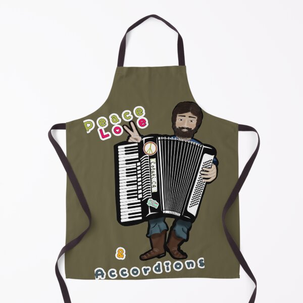 Item preview, LOVE PEACE AND ACCORDIONS designed and sold by Shells Designs.
