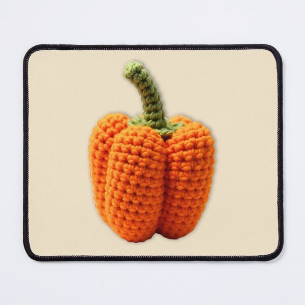 Item preview, Orange Crochet Pepper designed and sold by TackyTime.