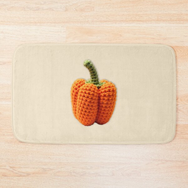 Item preview, Orange Crochet Pepper designed and sold by TackyTime.
