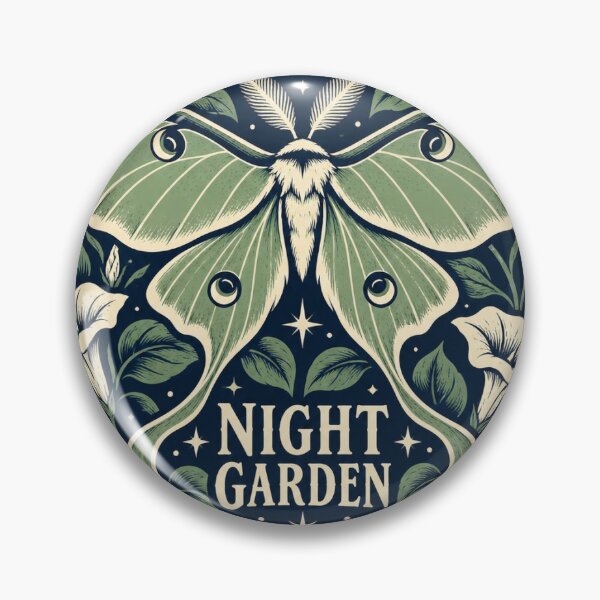 Item preview, Night Garden Moon Moth designed and sold by S06PMarketing.