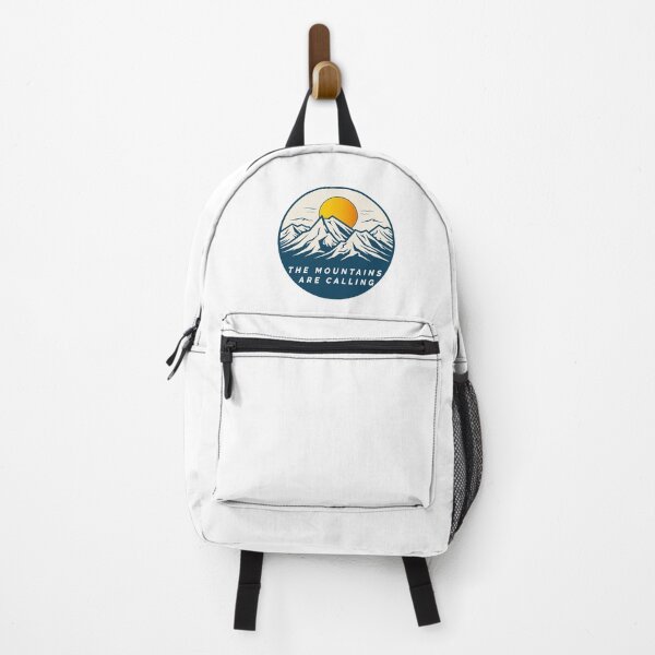 Item preview, The Mountains Are Calling Vintage Hiking Badge designed and sold by ARACREATIVECO.