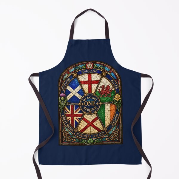 Item preview, Six Nations One Heritage Stained Glass Crest designed and sold by Apex & Anthem .