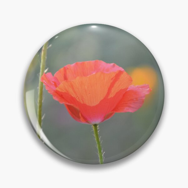 Item preview, Glowing Red Poppy Blossom on Thin Stem designed and sold by MiraNadaPrints.