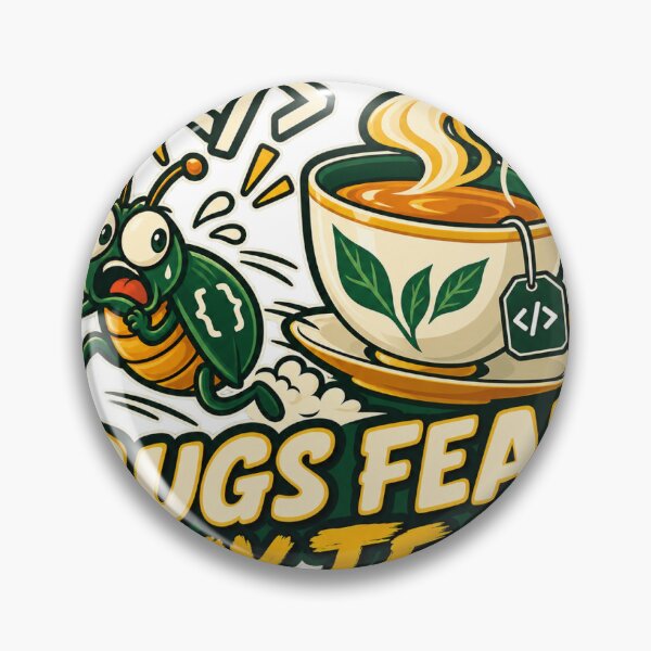 Item preview, Bugs Fear My Tea Coder designed and sold by S06PMarketing.