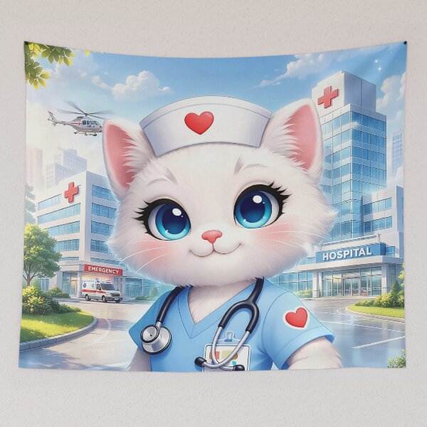 Item preview, Nurse Cat  designed and sold by Meow Story .