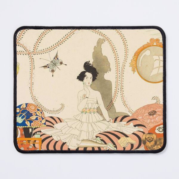 Item preview, George Barbier Art Deco Print, French Fashion Illustration, Vintage Parisian Woman Wall Art for Art Deco Lovers designed and sold by RickE.