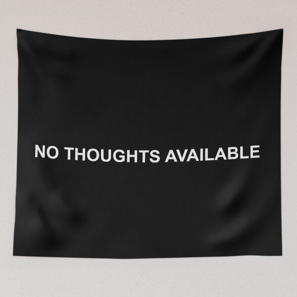 Item preview, No Thoughts Available designed and sold by RetroPlus.