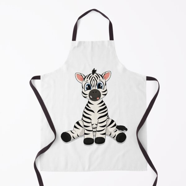 Item preview, Cute Baby Zebra Sticking - Playful Nursery Cartoon Illustration designed and sold by MascarenoM.