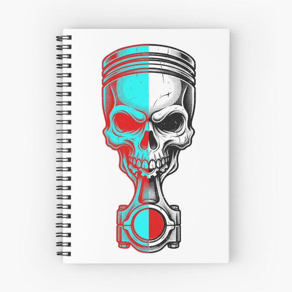 Item preview, Monochrome Mechanical Skull designed and sold by funspms.