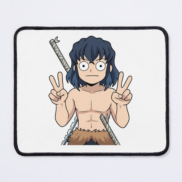 Item preview, Inosuke Hashibira Demon Slayer Swordsman Double Peace Moment designed and sold by Dashsopaner.